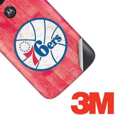 NBA Philadelphia 76ers Hardwood Classics Moto E5 Play Skin